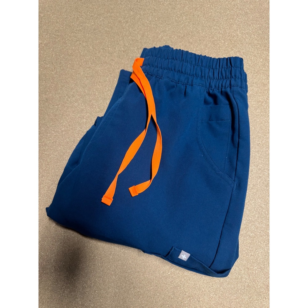 Figs Women's Deep Reef technical pants  with Orange Drawstring